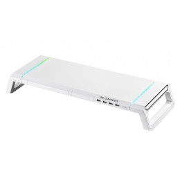 Підставка для монітора 2E GAMING, USB hub, backlight / RGB, White (2E-CPG-007-WT) фото 1