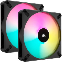 Кулер для корпуса Corsair AF140 RGB Elite Dual Pack (CO-9050156-WW) фото 1