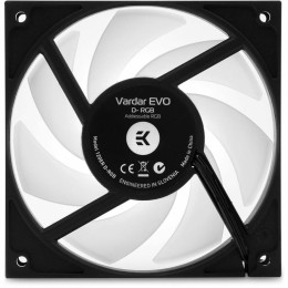 Кулер для корпусу Ekwb EK-Vardar EVO 120ER D-RGB (500-2200 RPM) - White (3831109825372) фото 2