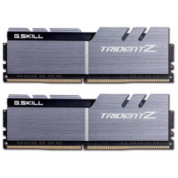 Модуль пам'яті для комп'ютера DDR4 16GB (2x8GB) 3200 МГц Trident Z Black G.Skill (F4-3200C16D-16GTZSK фото 1