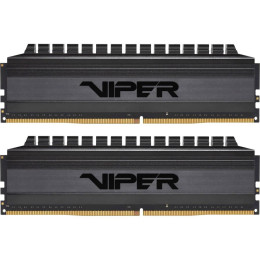 Модуль памяти для компьютера DDR4 16GB (2x8GB) 3200 MHz Viper 4 Blackout Patriot (PVB416G320C6K) фото 1