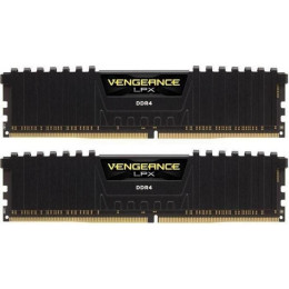 Модуль памяти для компьютера DDR4 16GB (2x8GB) 3600 MHz Vengeance LPX Black Corsair (CMK16GX4M2D3600 фото 1