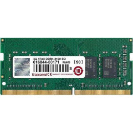 Модуль памяти для ноутбука SoDIMM DDR4 4GB 2400 MHz Transcend (JM2400HSH-4G) фото 1