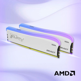 Модуль памяти для компьютера DDR4 16GB 3600 MHz Beast White RGB SE Kingston Fury (ex.HyperX) (KF436C фото 2