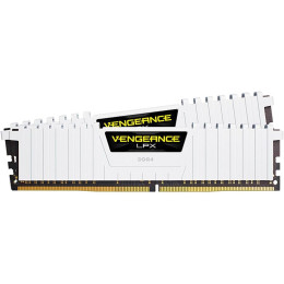 Модуль памяти для компьютера DDR4 32GB (2x16GB) 3200 MHz LPX White Corsair (CMK32GX4M2E3200C16W) фото 1