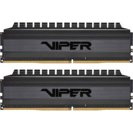 Модуль пам'яті для комп'ютера DDR4 32GB (2x16GB) 3200MHz Viper 4 Blackout Patriot (PVB432G320C6K) фото 1