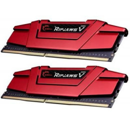 Модуль памяти для компьютера DDR4 8GB (2x4GB) 2400 MHz RipjawsV Red G.Skill (F4-2400C15D-8GVR) фото 2