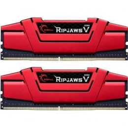 Модуль памяти для компьютера DDR4 8GB (2x4GB) 2666 MHz RIPJAWS V RED G.Skill (F4-2666C15D-8GVR) фото 1