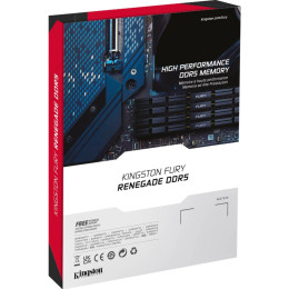 Модуль пам'яті для комп'ютера DDR5 16GB 6000MHz Renegade Silver Kingston Fury (ex. HyperX) (KF560C32R фото 2