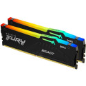 Модуль памяти для компьютера DDR5 32GB (2x16GB) 4800 MHz Beast Kingston Fury (ex.HyperX) (KF548C38BB