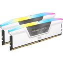 Модуль пам'яті для комп'ютера DDR5 32GB (2x16GB) 5200 MHz Vengeance RGB White Corsair (CMH32GX5M2B520