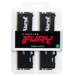 Модуль пам'яті для комп'ютера DDR5 32GB (2x16GB) 6000MHz FURY Beast RGB Kingston Fury (ex. фото 2