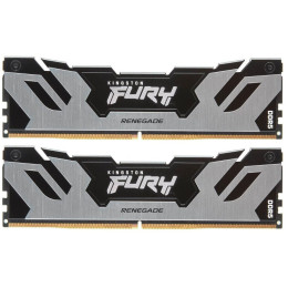 Модуль пам'яті для комп'ютера DDR5 32GB (2x16GB) 6000 MHz FURY Renegade Silver Kingston Fury (ex. фото 1