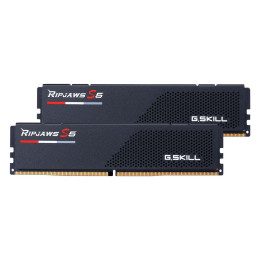 Модуль пам'яті для комп'ютера DDR5 32GB (2x16GB) 6400 MHz Ripjaws S5 Black G.Skill (F5-6400J3239G16GX фото 1