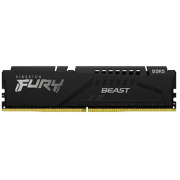 Модуль пам'яті для комп'ютера DDR5 32GB 4800 МГц Beast Black Kingston Fury (ex.HyperX) (KF548C38BB-32 фото 1