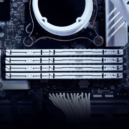 Модуль памяти для компьютера DDR5 32GB 5200 MHz Beast EXPO White Kingston Fury (ex.HyperX) (KF552C36 фото 2