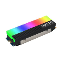 Радиатор охлаждения Gelid Solutions GLINT ARGB M.2 2280 SSD (M2-RGB-01) фото 2