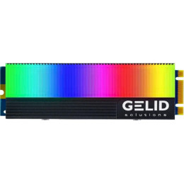 Радіатор охолодження Gelid Solutions GLINT ARGB M.2 2280 SSD (M2-RGB-01) фото 1