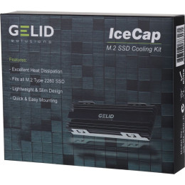 Радиатор охлаждения Gelid Solutions IceCap M.2 SSD Cooler (HS-M2-SSD-21) фото 2