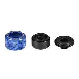 Фитинг для СВО ThermalTake Pacific C-Pro G1/4 PETG 16mm OD Fitting Kit - Blue (CL-W210-CU00BU-B) фото 2