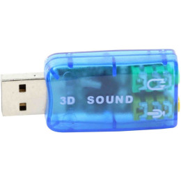 Звуковая плата Dynamode USB 6(5.1) blue (USB-SOUNDCARD2.0 blue) фото 1