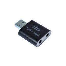 Звуковая плата Dynamode USB-SOUND7-ALU black фото 1