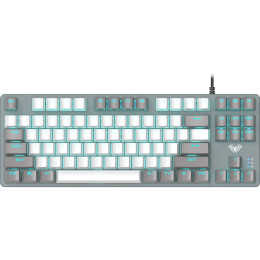 Клавиатура Aula F3287 Keycap KRGD Blue USB UA Grey/White (6948391240954) фото 1