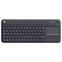 Клавіатура Logitech K400 Touch Wireless UA Black (920-007145)