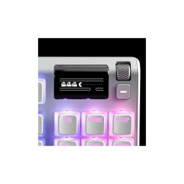 Клавиатура SteelSeries Apex 7 Ghost TKL UA USB White (SS64656) фото 2