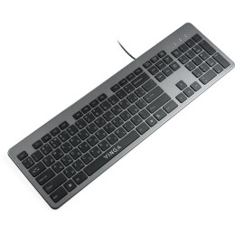 Клавіатура Vinga KB735 black-grey фото 2