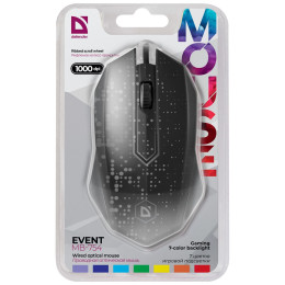 Мышка Defender Event MB-754 USB Black (52754) фото 2