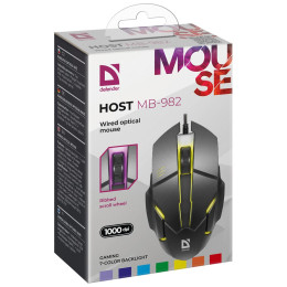 Мышка Defender Host MB-982 USB Black (52982) фото 2