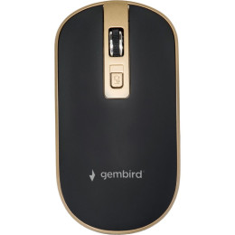 Мышка Gembird MUSW-4B-06-BG Wireless Black-Gold (MUSW-4B-06-BG) фото 1