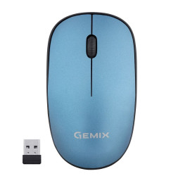 Мишка Gemix GM195 Wireless Blue (GM195Bl) фото 1