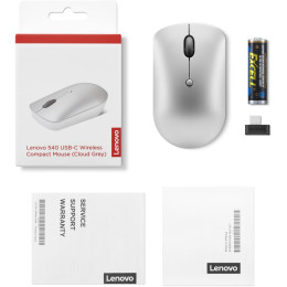 Мишка Lenovo 540 USB-C Wireless Cloud Grey (GY51D20869) фото 2