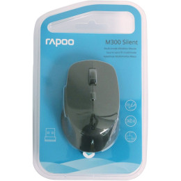 Мышка Rapoo M300 Silent Gray фото 2