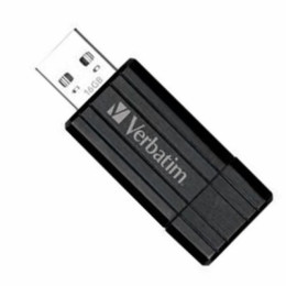 USB флеш накопитель 16Gb Store'n'Go PinStripe black Verbatim (49063) фото 1