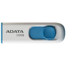 USB флеш накопичувач ADATA 32GB C008 White USB 2.0 (AC008-32G-RWE) фото 1