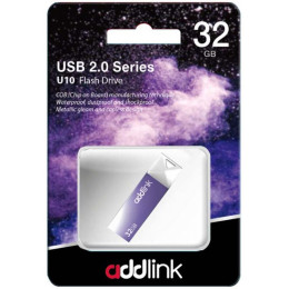 USB флеш накопичувач AddLink 32GB U10 Ultra violet USB 2.0 (ad32GBU10V2) фото 2