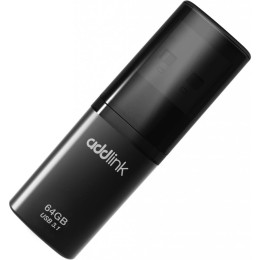 USB флеш накопичувач AddLink 64GB U55 Black USB 3.1 (ad64GBU55B3) фото 1