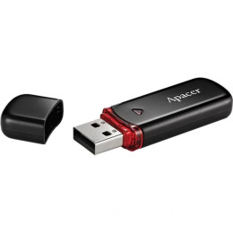 USB флеш накопичувач Apacer 32GB AH333 Black USB 2.0 (AP32GAH333B-1) фото 2