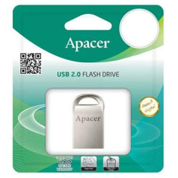 USB флеш накопичувач Apacer 64GB AH115 Silver USB 2.0 (AP64GAH115S-1) фото 2