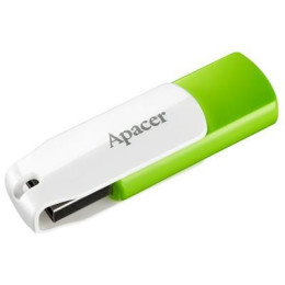 USB флеш накопичувач Apacer 64GB AH335 Green USB 2.0 (AP64GAH335G-1) фото 2