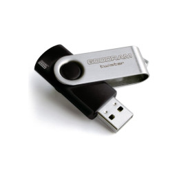 USB флеш накопичувач Goodram 16GB Twister Black USB 2.0 (UTS2-0160K0R11) фото 1