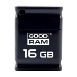 USB флеш накопичувач Goodram 16GB UPI2 Piccolo Black USB 2.0 (UPI2-0160K0R11) фото 1