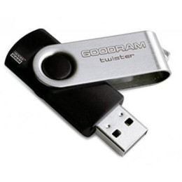 USB флеш накопичувач Goodram 8GB Twister Black USB 2.0 (UTS2-0080K0R11) фото 2