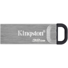 USB флеш накопитель Kingston 32GB DT Kyson Silver/Black USB 3.2 (DTKN/32GB) фото 1