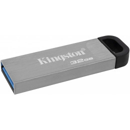 USB флеш накопитель Kingston 32GB DT Kyson Silver/Black USB 3.2 (DTKN/32GB) фото 2