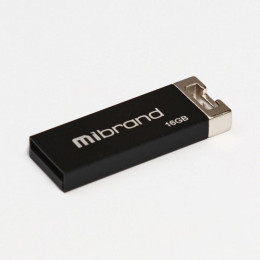 USB флеш накопичувач Mibrand 16GB Сhameleon Black USB 2.0 (MI2.0/CH16U6B) фото 1