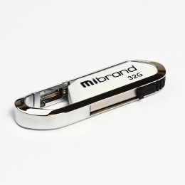 USB флеш накопичувач Mibrand 32GB Aligator White USB 2.0 (MI2.0/AL32U7W) фото 1